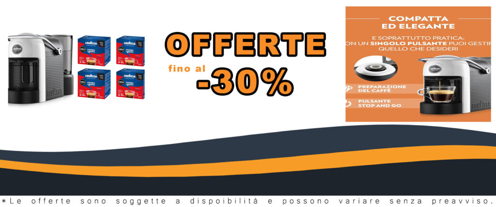 Lavazza A Modo Mio Jolie Evo, macchina per caffè compatta con design elegante e sostenibile, 36% di plastica riciclata, inclusi 64 capsule Crema e Gusto Classico