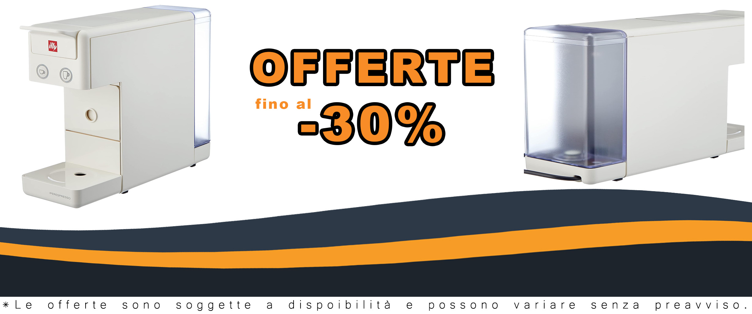 Macchina da caffè illy Iperespresso Y3.3, colore bianco, elegante e compatta, perfetta per preparare espresso di qualità.