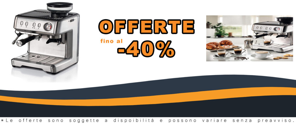 Macchina da caffè Ariete 1313 con macinacaffè in acciaio inox e montalatte