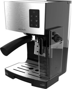 Cecotec Power Instant-ccino 20: Caffettiera Semiautomatica con 20 bar di pressione e serbatoio per il latte 