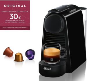 Nespresso Essenza Mini EN85.B, macchina da caffè De'Longhi compatta e elegante