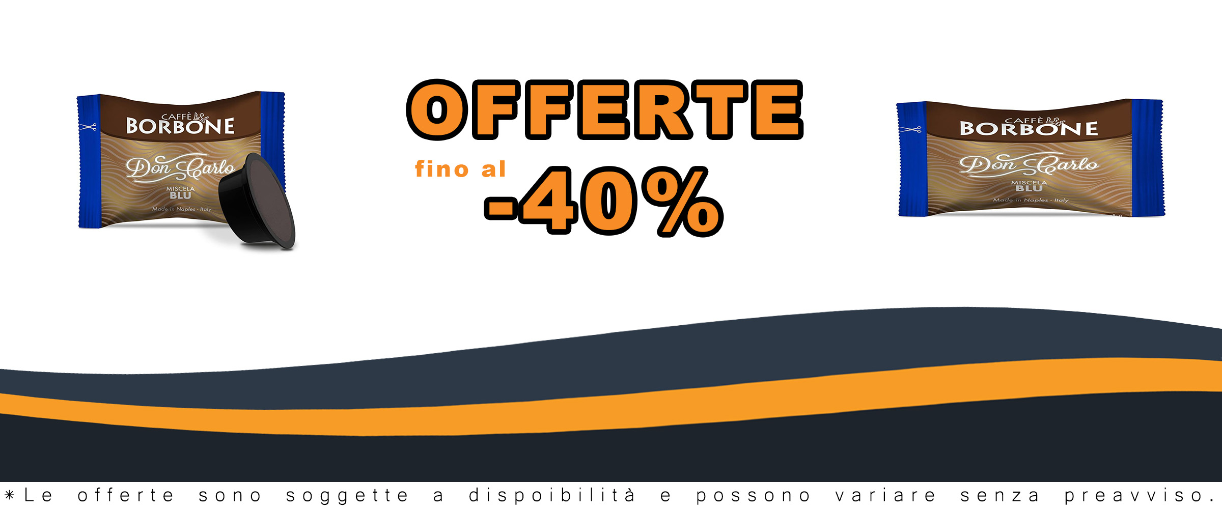 Caffè Borbone Don Carlo Miscela Blu 100 capsule compatibili Lavazza A Modo Mio
