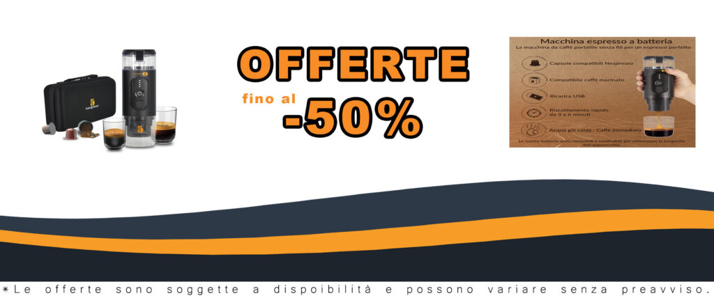 Handpresso E-presso+ macchina caffè portatile con batteria ricaricabile USB e serbatoio 90ml, ideale per caffè espresso e macinato