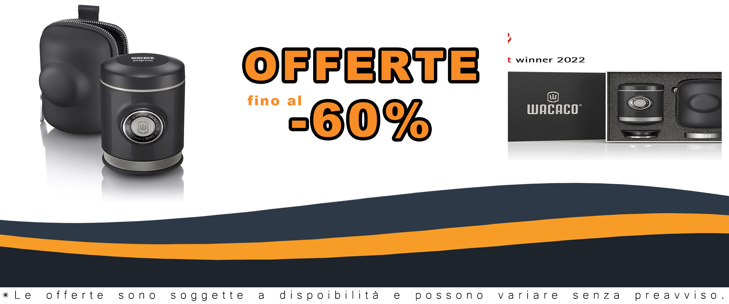 WACACO Picopresso, macchina espresso portatile compatta con custodia protettiva e macinatura ultra fine, perfetta per un caffè professionale ovunque.
