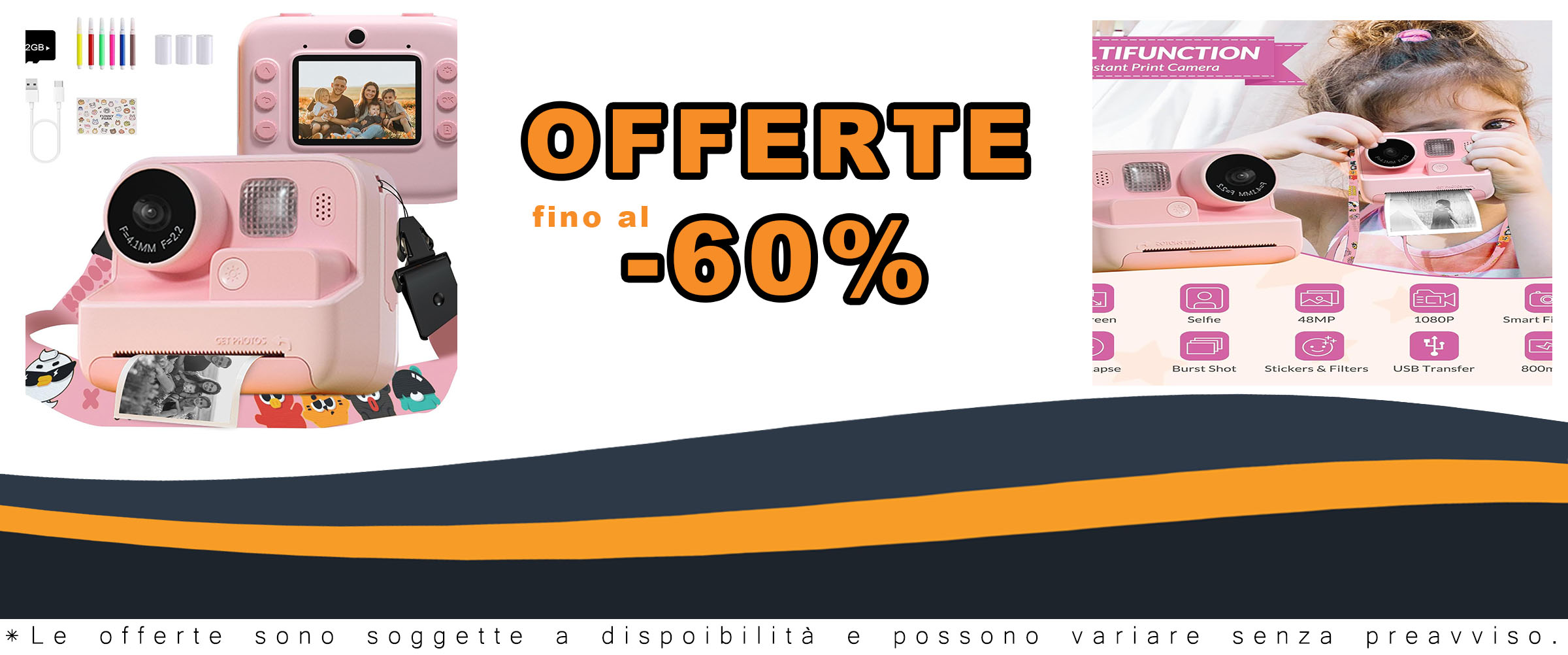 Mafiti macchina fotografica rosa per bambini con foto 40MP e video HD 1080P, accessori inclusi