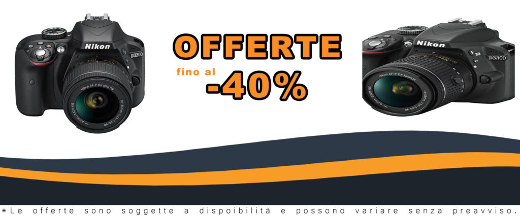 Nikon D3300 Kit Fotocamera Reflex Digitale con obiettivo Nikkor 18/55 VR, vista frontale