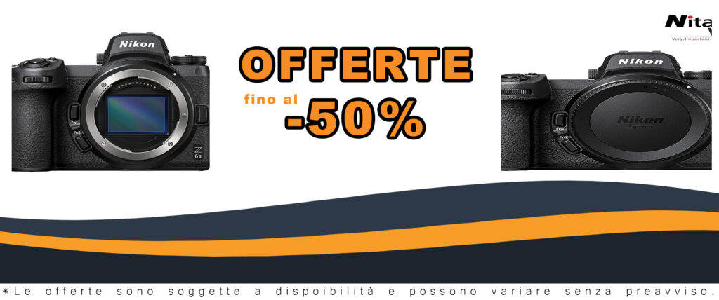 Nikon Z6II Body Fotocamera Mirrorless Full Frame in nero con sensore CMOS da 24.5 MP e mirino OLED da 3.690k punti