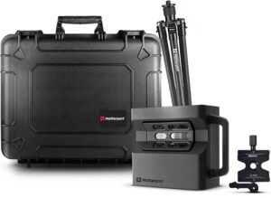 Pacchetto custodia per fotocamera Matterport Pro2, con fotocamera, treppiede, morsetto e custodia rigida da 20"