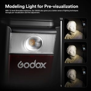 Godox V860III-N TTL Flash Fotocamera GN60 con luce pilota a LED per Nikon