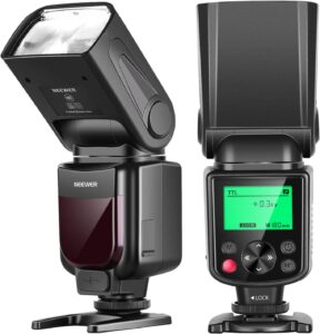 Neewer 750II TTL Flash Speedlite con schermo LCD, compatibile con fotocamere Nikon
