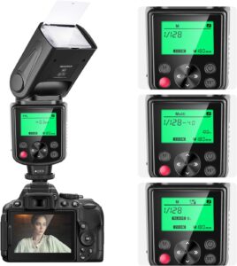 Neewer 750II TTL Flash Speedlite con schermo LCD, compatibile con fotocamere Nikon