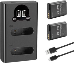 Batteria di ricambio 2X EN-EL23 compatibile con fotocamere Nikon Coolpix P600, P610, B700, P900, S810c