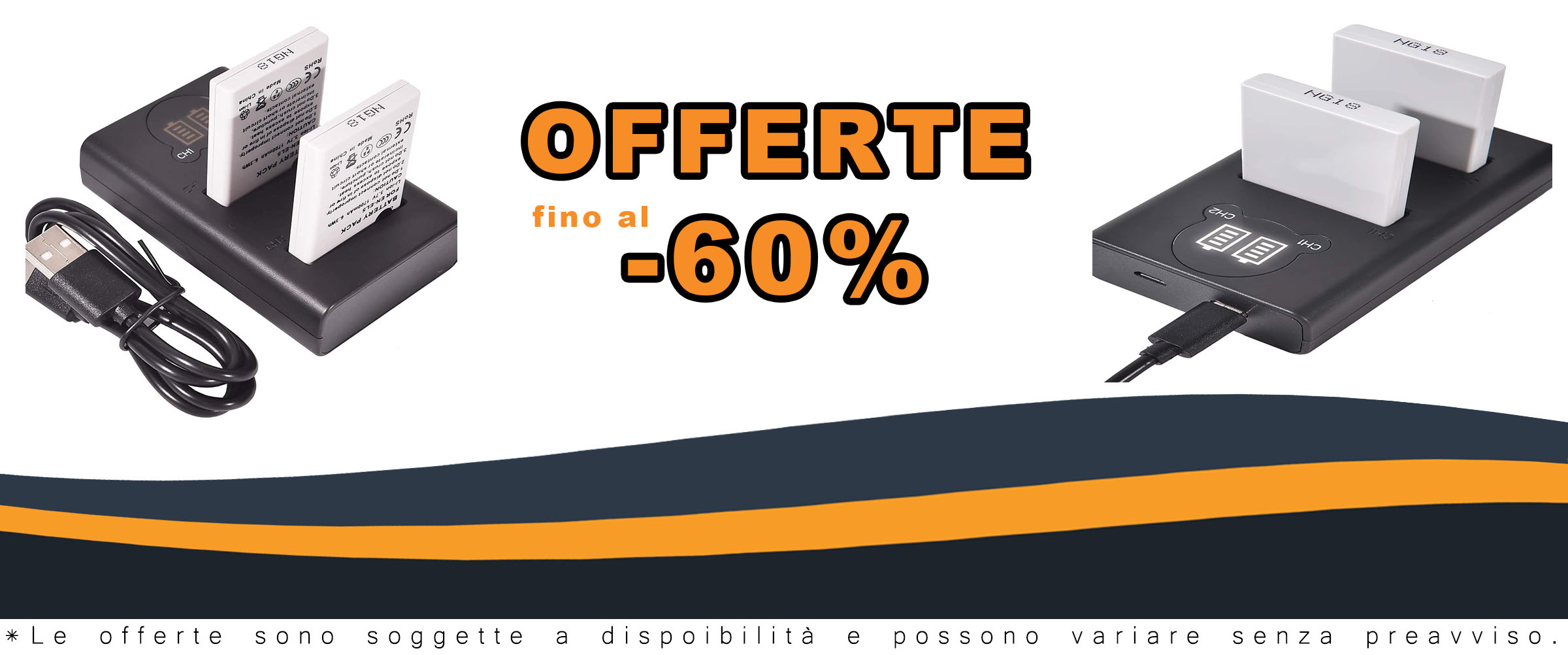 Batteria di ricambio DSTE 2x EN-EL5 con caricatore doppio USB per Nikon Coolpix  