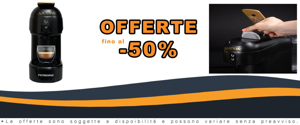 Pensofal Aicon REDUCE Macchina a Cialde Automatica con Kit Degustazione