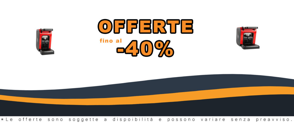 Generico SPINEL CIAO Macchina da Caffè Rosso Red con cialde ESE 44mm e kit degustazione cialde