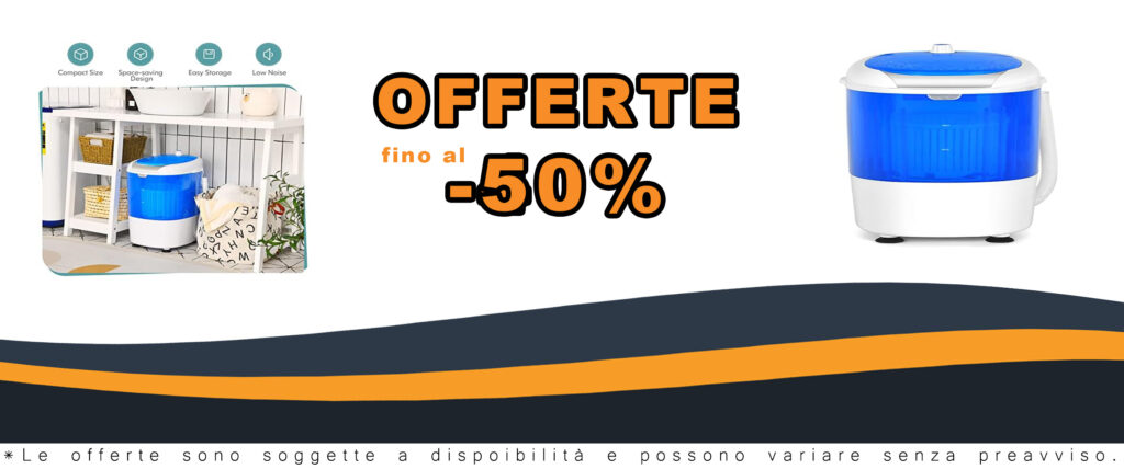 Mini lavatrice Giantex GX24977-PE, compatta e semiautomatica, ideale per appartamenti, camere da letto e camper, con capacità di 5 libbre.