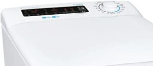 Lavatrice Candy Smart CSTG 28TE/1-11 con carica dall'alto, 8 kg e 1200 giri, dotata di NFC e cicli rapidi