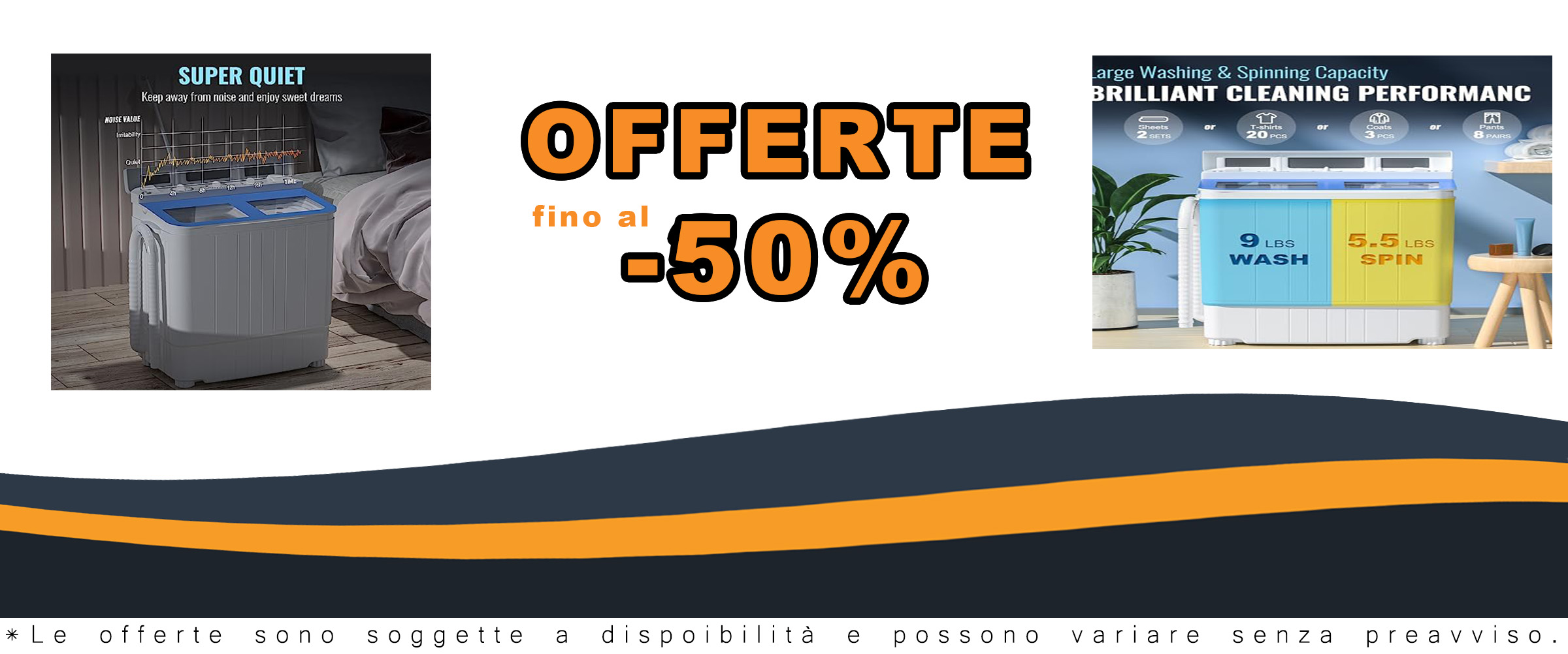 Lavatrice e asciugatrice portatile INTERGREAT, compatta e versatile, perfetta per appartamenti e campeggio