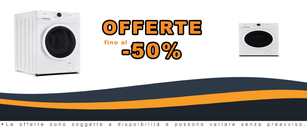 Midea MF100W70/E Lavatrice a Carica Frontale con Design Slim e Funzione Hygiene 90 ℃