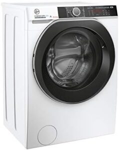 Hoover H-WASH&DRY 500 Lavasciuga 10+6 Kg con Wi-Fi e BLE, controllo remoto e design compatto.