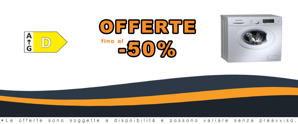 Lavatrice SanGiorgio F710L 7kg in bianco con caricamento frontale e display LED