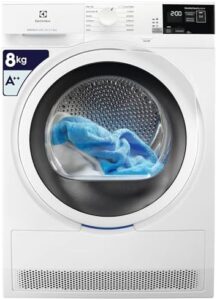 Electrolux PerfectCare 700 Asciugatrice 8Kg in bianco, con pompa di calore e tecnologia GentleCare inverter.