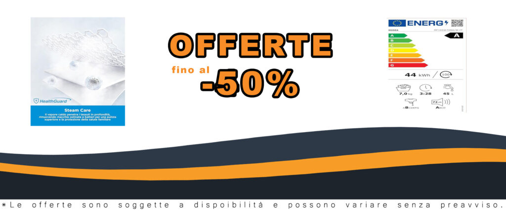 Midea MF10EW70B Lavatrice Slim Carica Frontale, 7 kg, 1400 Giri, con Vapore e Motore BLDC