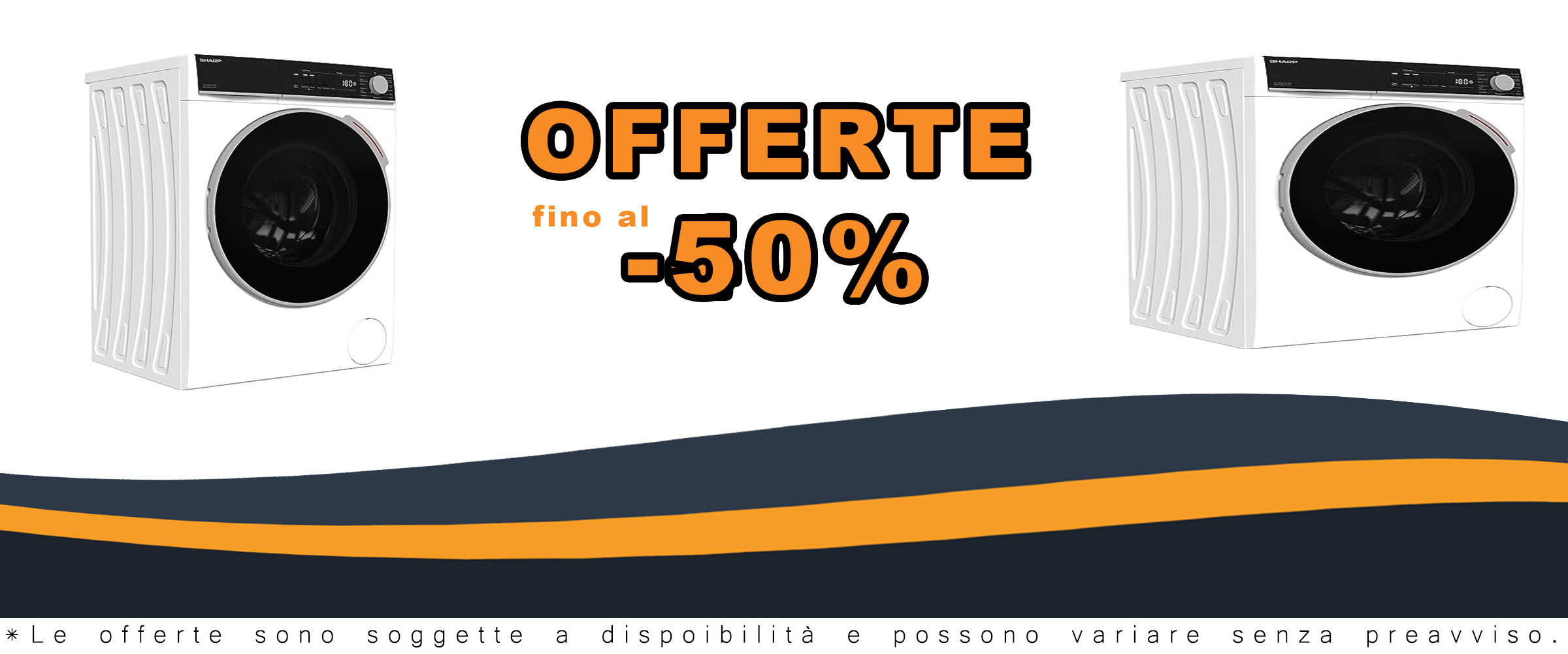 SHARP ES-NFB714CWA-DE Lavatrice con Caricamento Frontale, 7 kg, 1400 Giri/min, Funzione Vapore e Programma Breve