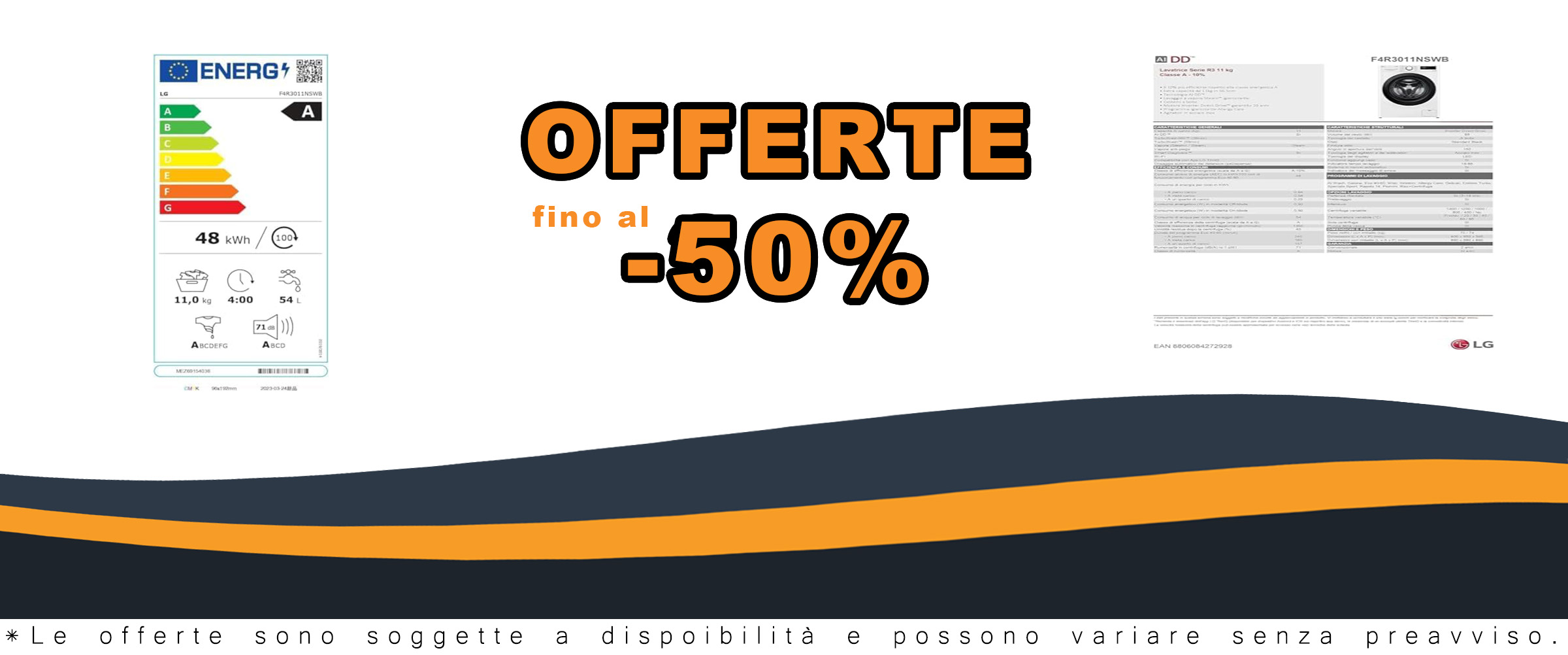 LG AI DD F4R3011NSWB Lavatrice Carica Frontale con AIWash e Lavaggio a Vapore