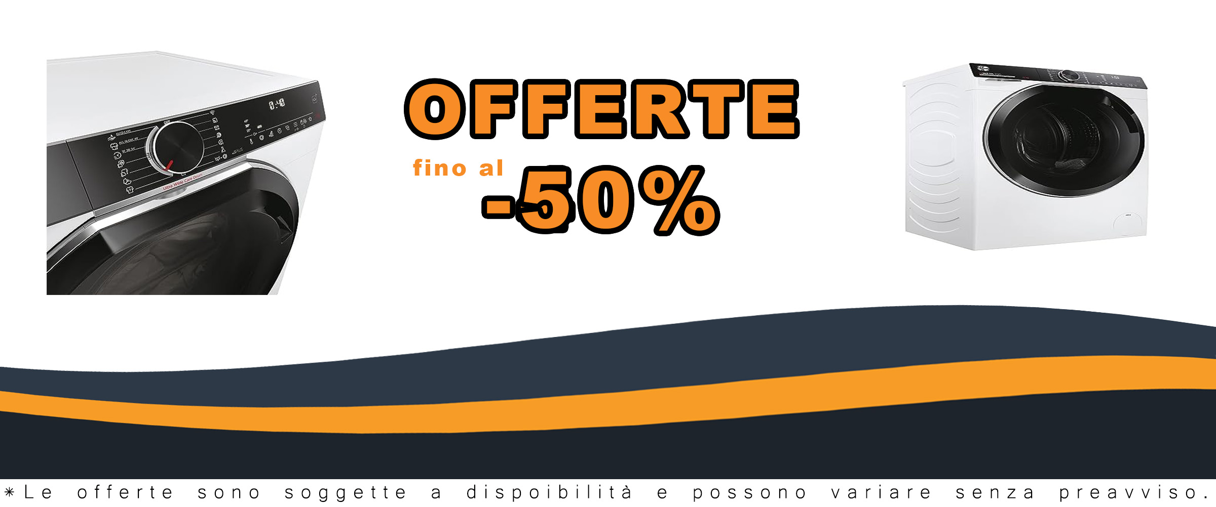 Hoover H-WASH 700 Lavatrice 10 Kg, modello bianco con controllo tramite app e Wi-Fi.