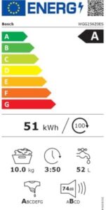 Lavatrice BOSCH Serie 6 WGG256Z0ES da 10 kg con tecnologia EcoSilence e installazione gratuita  