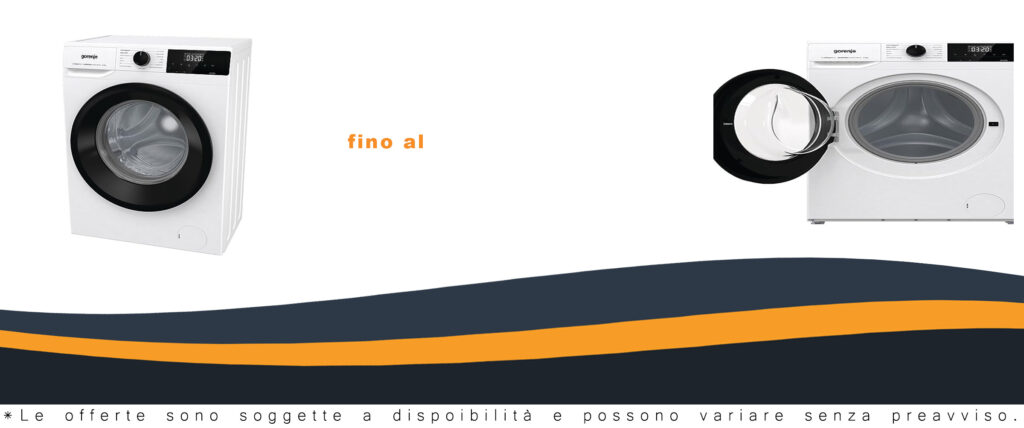 Lavatrice Gorenje WNHEI 74 SAPS/DE con funzione vapore e motore inverter PowerDrive