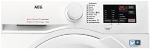 AEG Serie 6000 Lavatrice a carica frontale L6FBI945, bianca, 9kg, con tecnologie ProSense® e GentleCare