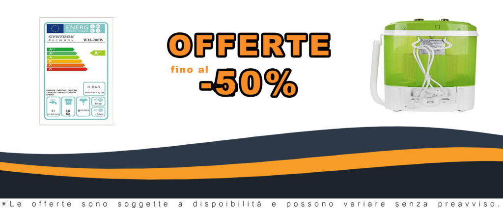 Syntrox Germany WM-200W Mini lavatrice verde con funzione centrifuga