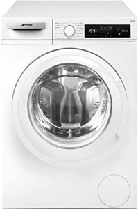 Lavatrice Smeg Carica Frontale 7 kg A+++, vista laterale con display e design elegante
