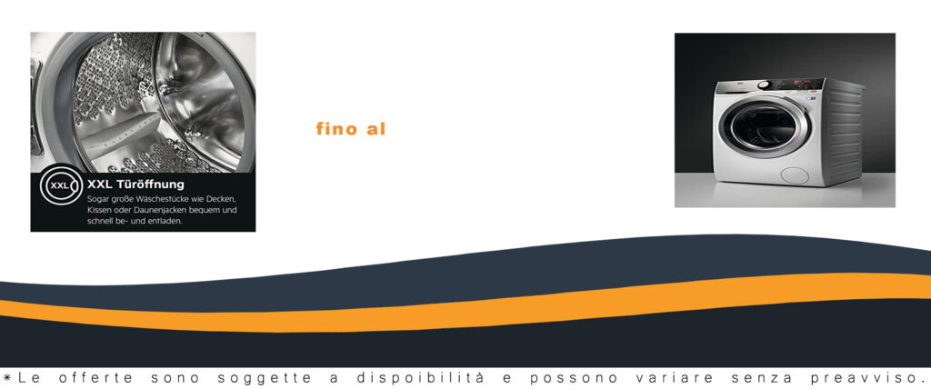 Lavatrice AEG L7FEA70690 con tecnologia ProSteam, capacità 9 kg e centrifuga 1600 giri/min