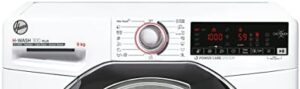Hoover H3WSD49TAMCE/1-S H-WASH 300 PLUS Lavatrice 9 Kg, 1400 Giri, Connettività NFC, Carica Frontale, Libera Installazione, Bianco, Classe A