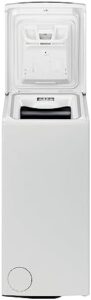 Whirlpool Lavatrice Carica dall'Alto da 7 Kg, Classe A+++, 1200 giri, vista frontale del prodotto