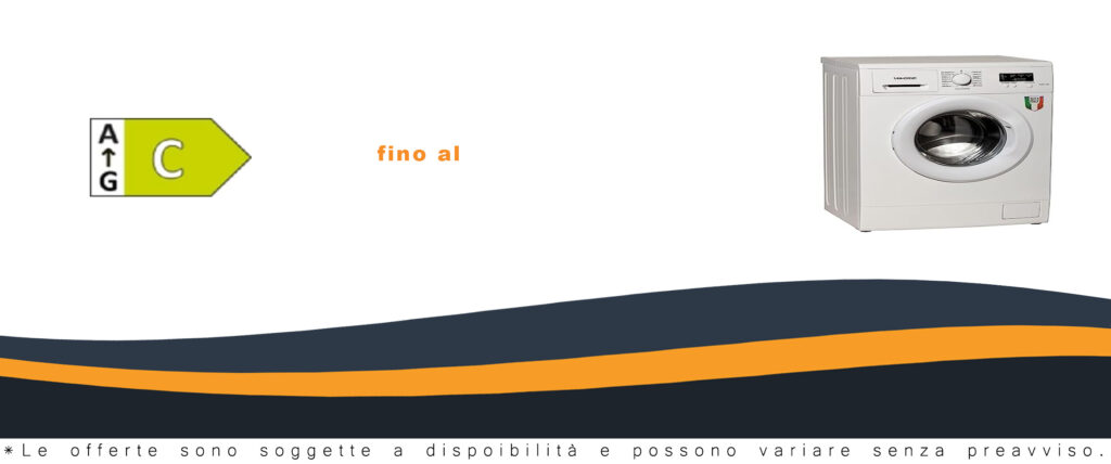 Lavatrice SG610 6 Kg con carica frontale e 1200 giri al minuto, ideale per famiglie e spazi ridotti.