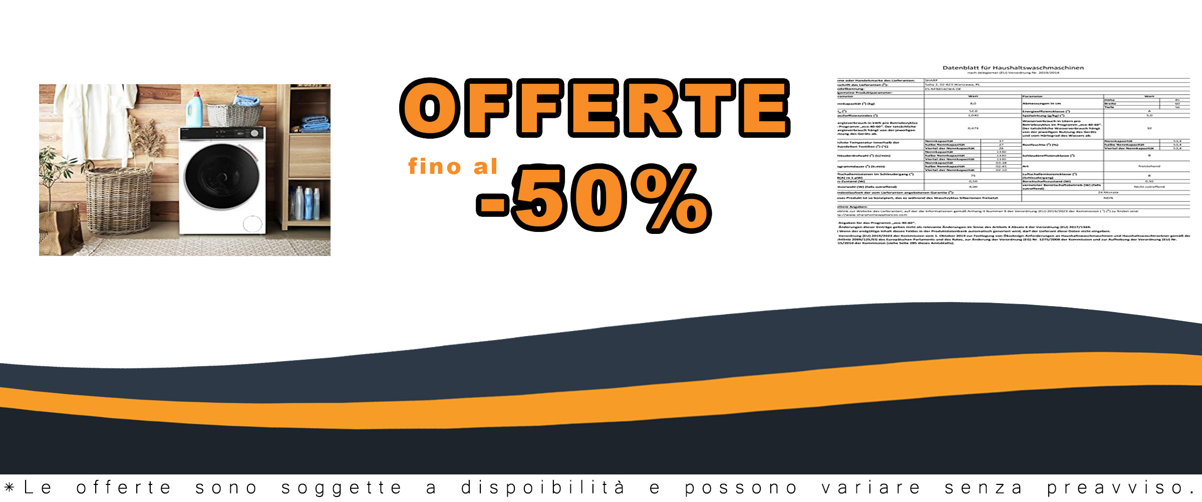 SHARP ES-NFB814CWA-DE Lavatrice con Caricamento Frontale, 8 kg, 1400 giri/min, Motore Advanced Inverter, Funzione Vapore