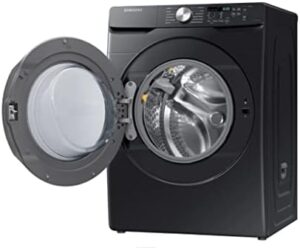 Lavatrice SAMSUNG WF18T8000GV 18 kg nera con oblò, tecnologia EcoBubble e motore Digital Inverter  