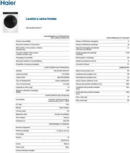 Haier I-Pro Serie 7 Plus Lavatrice 10 Kg, Classe A, Wi-Fi, I-Refresh e I-Time per un bucato sempre perfetto  