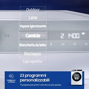 Samsung Lavatrice AI Control WW10T534DAT/S3 con Wi-Fi e funzione vapore