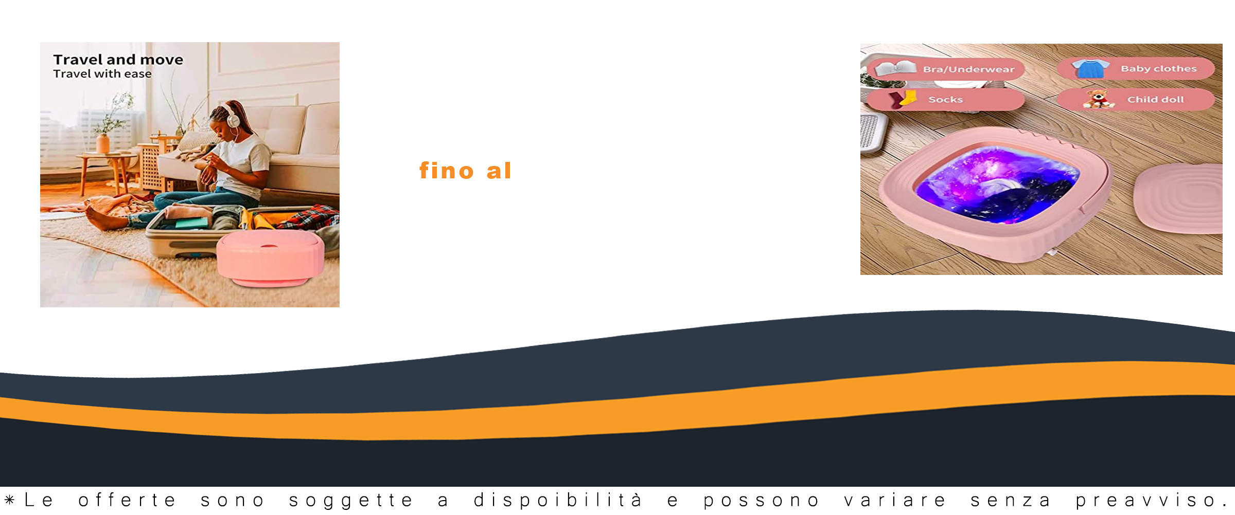 Mini lavatrice portatile pieghevole con funzione centrifuga, ideale per viaggi e piccoli spazi  