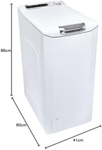 Hoover H-WASH 300 PRO H3TSM47TAMCE-S - Lavatrice ad alta efficienza energetica con motore inverter e tamburo in acciaio inox