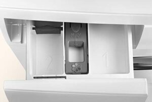 Lavatrice Electrolux EW6S526I in bianco con carica frontale, design compatto