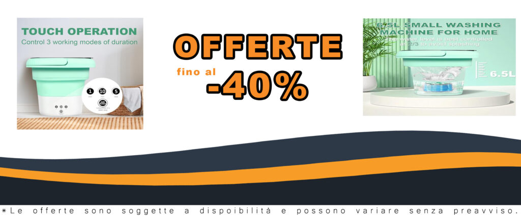 QHULKHQ Mini lavatrice portatile verde, compatta e pieghevole, perfetta per appartamenti, campeggio e camper.