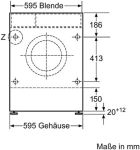 Asciugatrice da incasso Siemens WK14D543 iQ500 con capacità di 7 kg di lavaggio e 4 kg di asciugatura, tecnologia AquaStop, ideale per indumenti impermeabili.