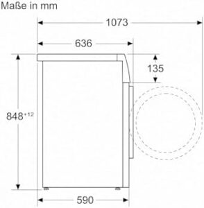 Siemens WG34G2070 iQ500 lavatrice automatica 8 kg con display LED