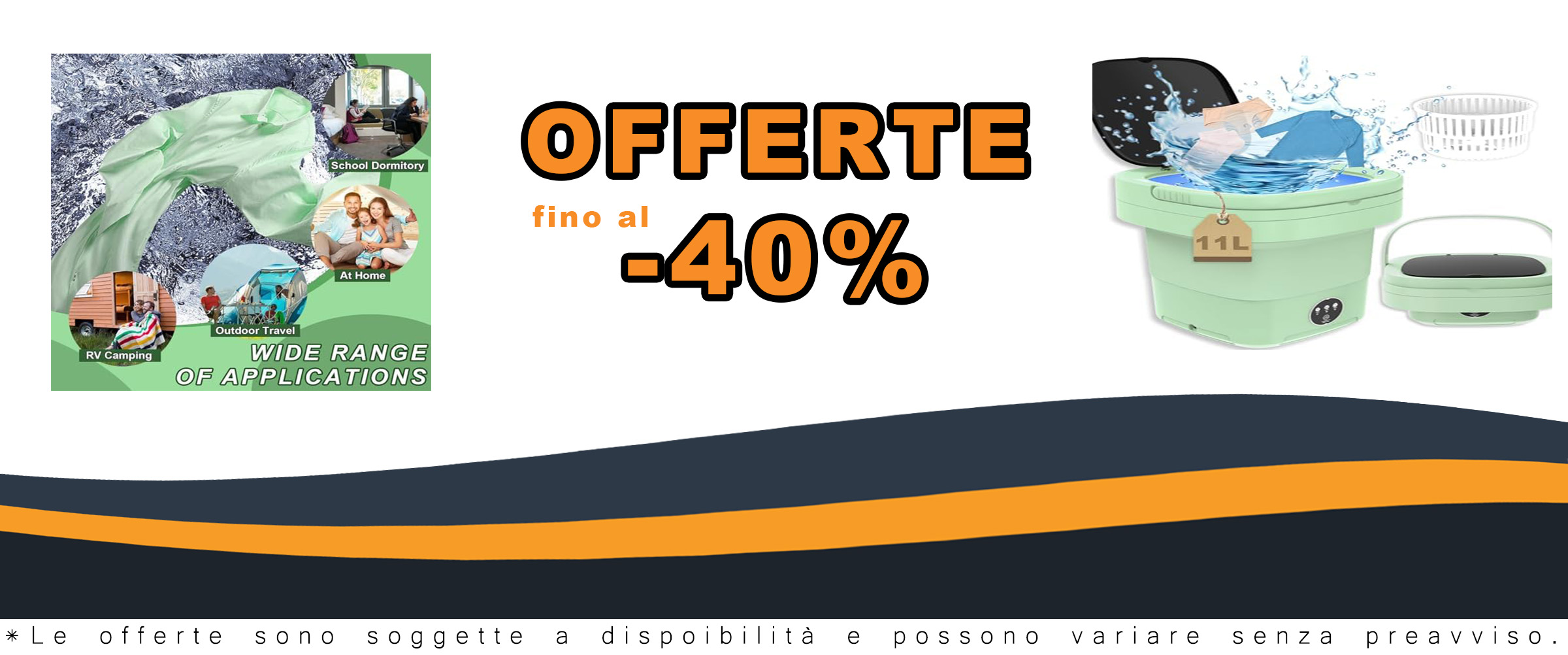 Mini lavatrice 11L pieghevole, ideale per lavare vestiti per bambini, biancheria intima e calze, con funzione asciugatrice integrata.